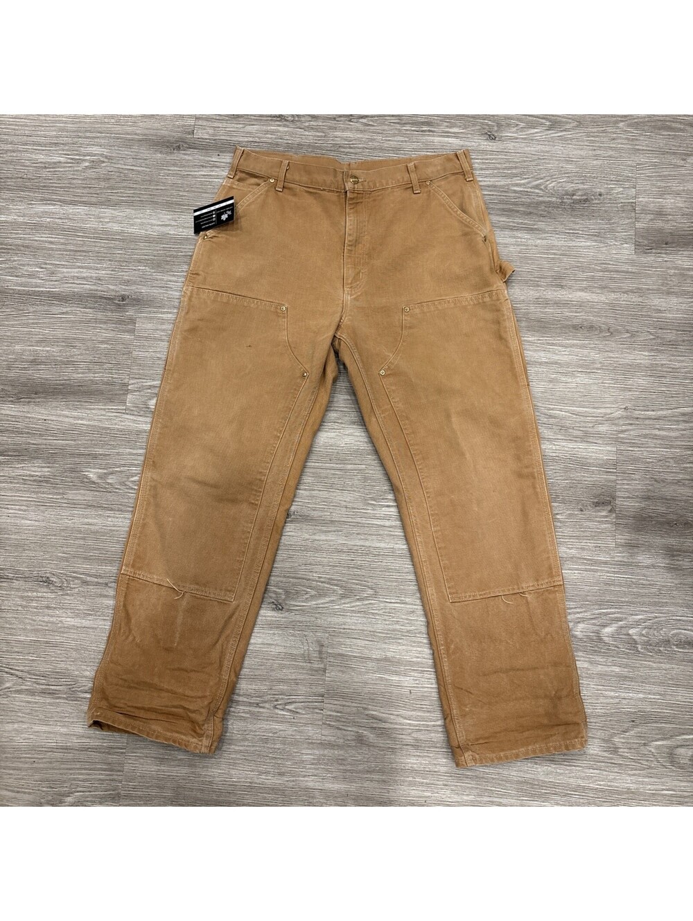Vintage 90s Double Knees Carhartt Pants With Distressing